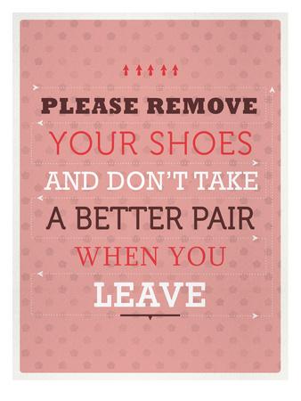 Remove your Shoes