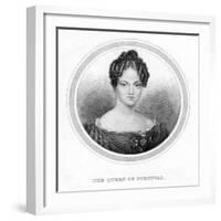 Maria II of Portugal, 19th Century-null-Framed Giclee Print