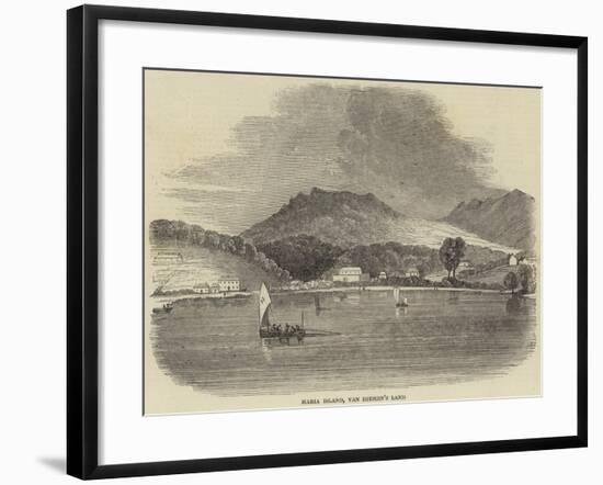 Maria Island, Van Diemen's Land-null-Framed Giclee Print