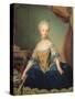 Maria Josepha of Austria (Oil on Canvas)-Anton Raphael Mengs-Stretched Canvas