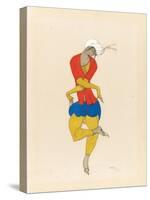 Maria Kuznetsova, Costume Design for 'L'Adoration', 1922 (Pencil and Gouache on Paper)-Leon Bakst-Stretched Canvas