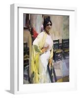 Maria La Guapa-Joaquín Sorolla y Bastida-Framed Art Print