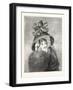 Maria Leigh Mrs, Wheatley as Winter ' Bless My Soul How Cold it Is-null-Framed Giclee Print