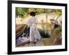 Maria Looking at the Fishes, Granja, 1907-Joaquín Sorolla y Bastida-Framed Giclee Print