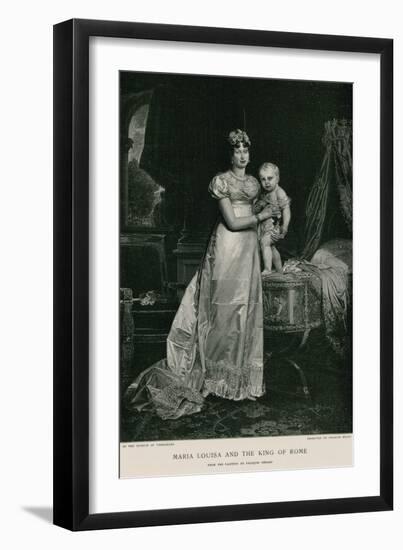 Maria Louisa and the King of Rome-Francois Gerard-Framed Giclee Print