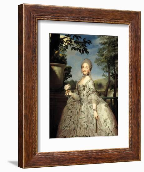 María Luisa of Parma, Princess of Asturias, Ca. 1765-Anton Raphael Mengs-Framed Giclee Print