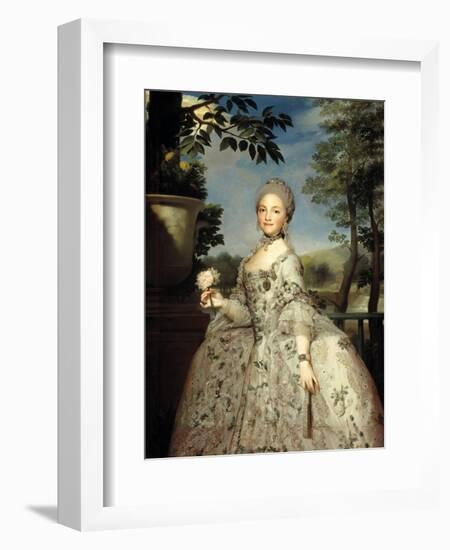 María Luisa of Parma, Princess of Asturias, Ca. 1765-Anton Raphael Mengs-Framed Giclee Print