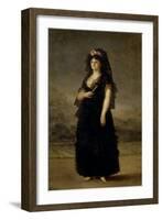 Maria Luisa of Parma with Mantilla, 1799-1800,-Agustín Esteve-Framed Giclee Print