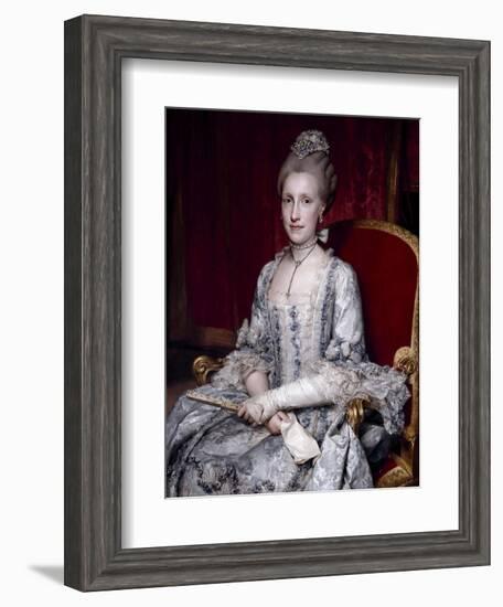 Maria Luisa of Spain, Grand Duchess of Tuscany, 1770-Anton Raphael Mengs-Framed Giclee Print