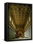 Maria Maggiore, Interior View of Nave Toward Apse-null-Framed Stretched Canvas