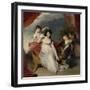 Maria Mathilda Bingham with Two of Her Children-Thomas Lawrence-Framed Art Print