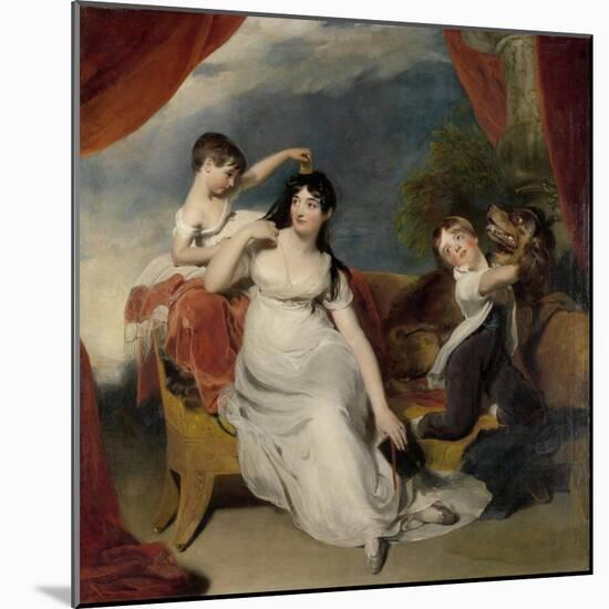 Maria Mathilda Bingham with Two of Her Children-Thomas Lawrence-Mounted Art Print