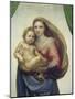 Maria Mit Dem Kind, Sixtinische Madonna, Detail-Raffael-Mounted Giclee Print