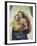 Maria Mit Dem Kind, Sixtinische Madonna, Detail-Raffael-Framed Giclee Print