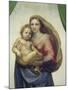 Maria Mit Dem Kind, Sixtinische Madonna, Detail-Raffael-Mounted Giclee Print
