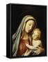 Maria mit Kind-Giovanni Battista Salvi-Framed Stretched Canvas