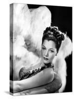 MARIA MONTEZ (b/w photo)-null-Stretched Canvas