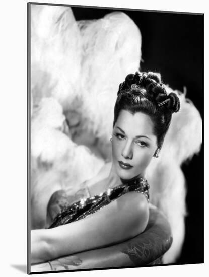 MARIA MONTEZ (b/w photo)-null-Mounted Photo