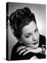 MARIA MONTEZ (b/w photo)-null-Stretched Canvas