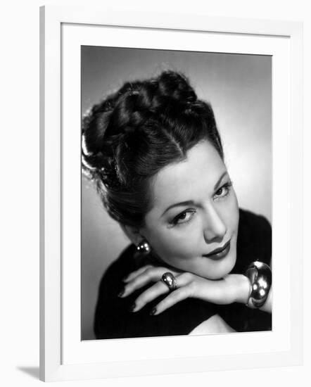 MARIA MONTEZ (b/w photo)-null-Framed Photo