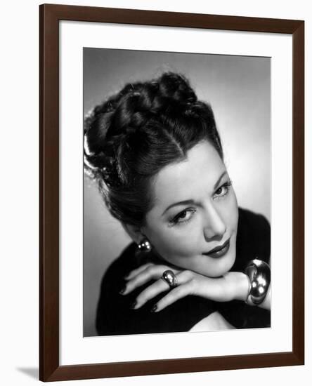 MARIA MONTEZ (b/w photo)-null-Framed Photo