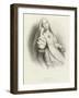 Maria, Nun of Santa Clara-Henri Grevedon-Framed Giclee Print