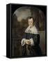 Maria Rey. Wife of Roelof Meulenaer-Ferdinand Bol-Framed Stretched Canvas