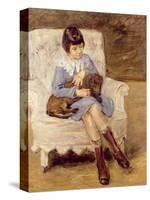 Maria Riezler-White-Max Liebermann-Stretched Canvas