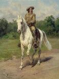 Colonel William F, Cody on Horseback, 1889-Maria-Rosa Bonheur-Stretched Canvas