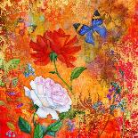 Roses and Butterflies-Maria Rytova-Giclee Print