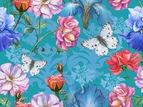 Roses and Butterflies-Maria Rytova-Giclee Print