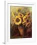 Maria's Sunflowers-Walt-Framed Art Print