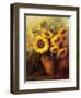 Maria's Sunflowers-Walt-Framed Art Print