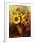 Maria's Sunflowers-Walt-Framed Art Print