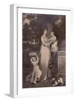 Maria Scott-Waring and her daughters, c 1804 (1894)-Charles Turner-Framed Giclee Print