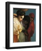 Maria Supported by Pious Women, Detail from the Deposition from the Cross, 1521-Rosso Fiorentino-Framed Giclee Print