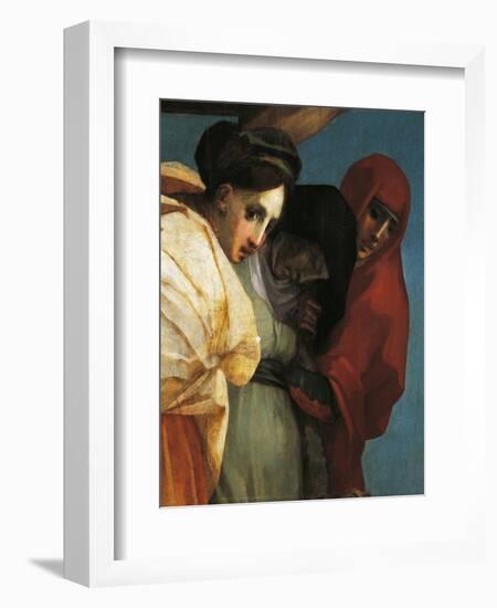 Maria Supported by Pious Women, Detail from the Deposition from the Cross, 1521-Rosso Fiorentino-Framed Giclee Print