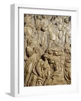 Maria Swooning at Foot of Cross-null-Framed Giclee Print