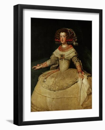Maria Teresa (1638-1683), Infanta, Daughter of King Philip IV of Spain and His Wife, Isabella, 1653-Diego Velazquez-Framed Giclee Print