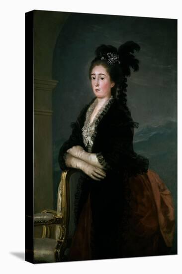 María Teresa de Vallabriga, 1783, Oil on canvas, 151 x 97 cm-Francisco de Goya-Stretched Canvas