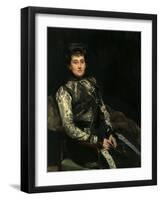 María Teresa Moret Y Remisa, the Wife of Beruete, 1901-Joaquín Sorolla y Bastida-Framed Giclee Print