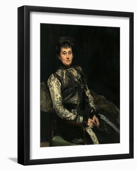 María Teresa Moret Y Remisa, the Wife of Beruete, 1901-Joaquín Sorolla y Bastida-Framed Giclee Print