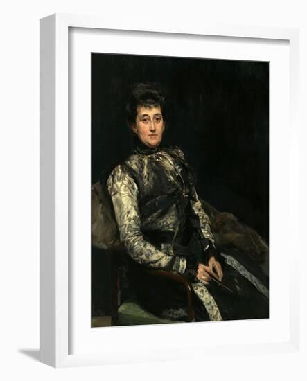 María Teresa Moret Y Remisa, the Wife of Beruete, 1901-Joaquín Sorolla y Bastida-Framed Giclee Print