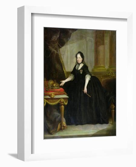 Maria Theresa (1717-80) Empress of Austria-Anton von Maron-Framed Giclee Print