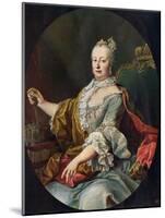 Maria Theresa, Archduchess of Austria and Queen of Hungary and Bohemia-null-Mounted Giclee Print