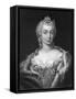 Maria Theresa, Archduchess of Austria and Queen of Hungary and Bohemia-J Hinchcliff-Framed Stretched Canvas