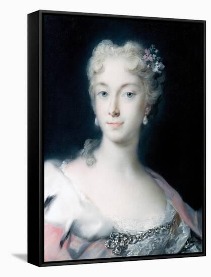 Maria Theresa, Archduchess of Habsburg-Rosalba Carriera-Framed Stretched Canvas