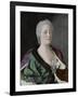 Maria Theresa Empress of Austria, Queen of Hungary and Bohemia, 1747-Jean-Etienne Liotard-Framed Giclee Print