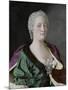 Maria Theresa Empress of Austria, Queen of Hungary and Bohemia, 1747-Jean-Etienne Liotard-Mounted Giclee Print