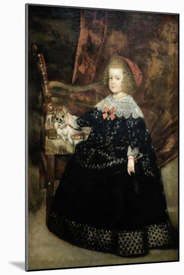 Maria Theresa, Infanta of Spain-Juan Bautista Marti Nez Del Mazo-Mounted Art Print